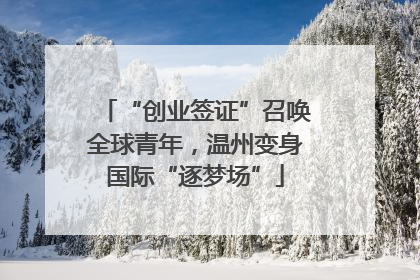 “创业签证”召唤全球青年，温州变身国际“逐梦场”