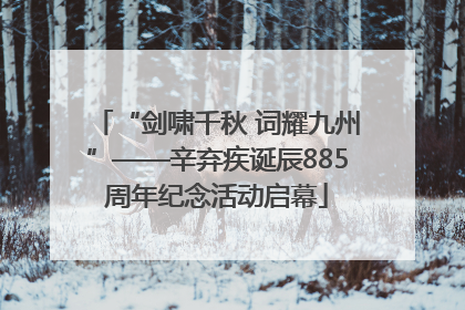 “剑啸千秋 词耀九州”——辛弃疾诞辰885周年纪念活动启幕