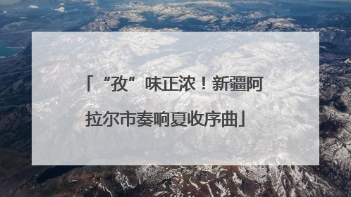 “孜”味正浓！新疆阿拉尔市奏响夏收序曲