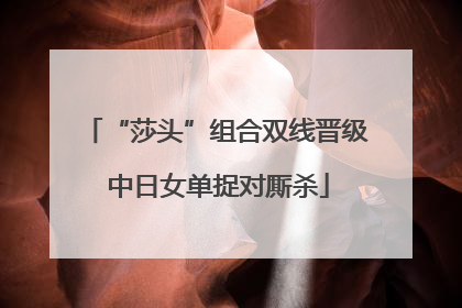 “莎头”组合双线晋级 中日女单捉对厮杀