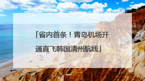 省内首条！青岛机场开通直飞韩国清州航线