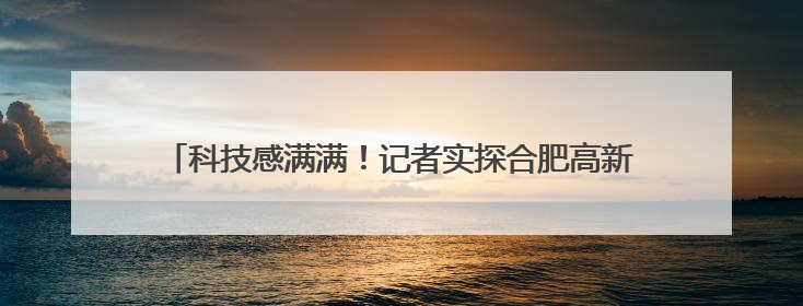 科技感满满！记者实探合肥高新区多所学校里的“人工智能”