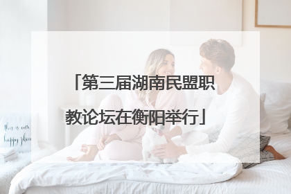 第三届湖南民盟职教论坛在衡阳举行