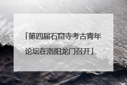第四届石窟寺考古青年论坛在洛阳龙门召开