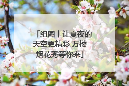 组图丨让夏夜的天空更精彩 万楼烟花秀等你来