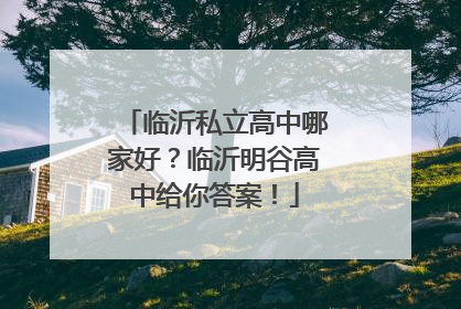 临沂私立高中哪家好？临沂明谷高中给你答案！