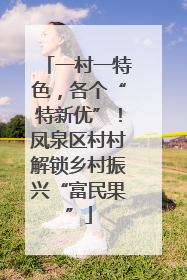 一村一特色，各个“特新优”！凤泉区村村解锁乡村振兴“富民果”