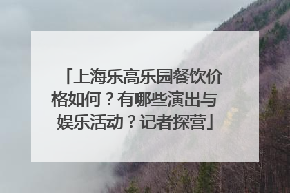 上海乐高乐园餐饮价格如何？有哪些演出与娱乐活动？记者探营