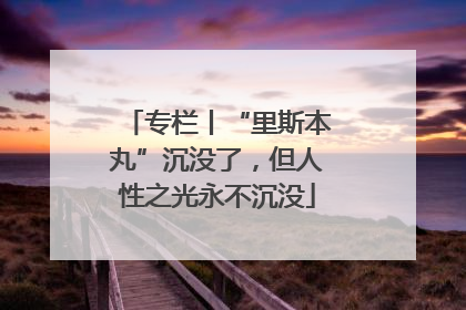 专栏丨“里斯本丸”沉没了，但人性之光永不沉没