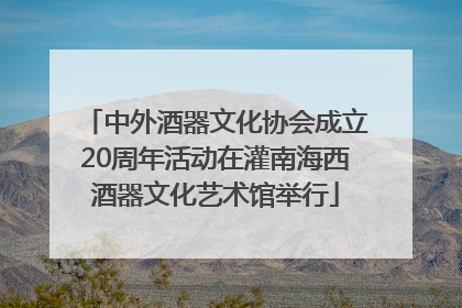 中外酒器文化协会成立20周年活动在灌南海西酒器文化艺术馆举行