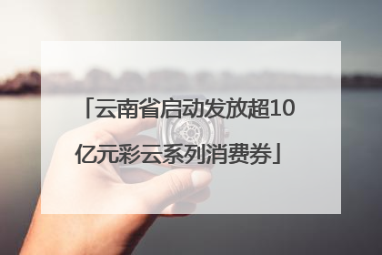 云南省启动发放超10亿元彩云系列消费券