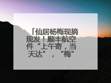 仙居杨梅现摘现发！顺丰航空件“上午寄，当天达”，“梅”好送到家！