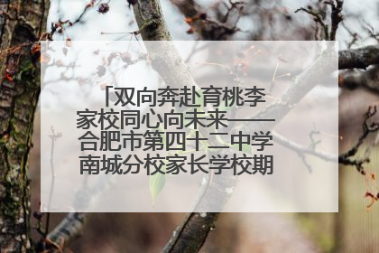 双向奔赴育桃李 家校同心向未来——合肥市第四十二中学南城分校家长学校期末总结会圆满召开