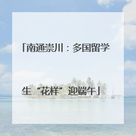 南通崇川：多国留学生“花样”迎端午