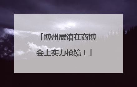 博州展馆在商博会上实力抢镜！