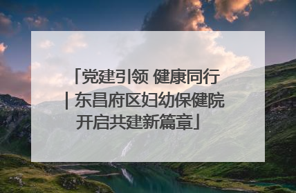 党建引领 健康同行｜东昌府区妇幼保健院开启共建新篇章
