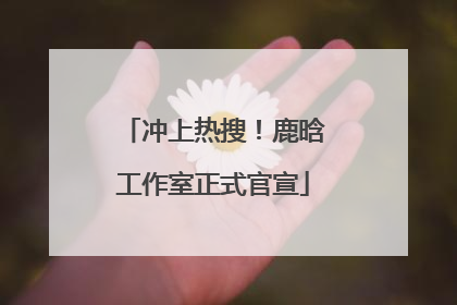 冲上热搜！鹿晗工作室正式官宣