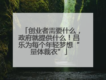 创业者需要什么，政府就提供什么！昌乐为每个年轻梦想“量体裁衣”