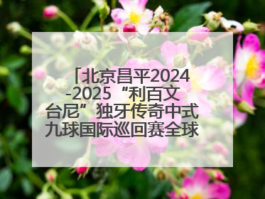 北京昌平2024-2025“利百文台尼”独牙传奇中式九球国际巡回赛全球总决赛盛大启幕！冠军500万