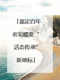 嘉定百年老宅蝶变“活态传承”新地标