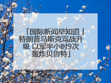 国际新闻早知道丨特朗普马斯克骂战升级 以军半小时9次轰炸贝鲁特