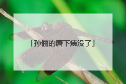 孙俪的唇下痣没了
