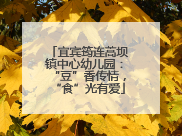 宜宾筠连蒿坝镇中心幼儿园：“豆”香传情，“食”光有爱