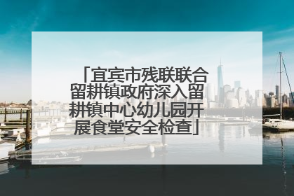 宜宾市残联联合留耕镇政府深入留耕镇中心幼儿园开展食堂安全检查