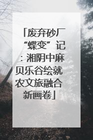 废弃砂厂“蝶变”记：湘阴中麻贝乐谷绘就农文旅融合新画卷