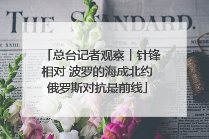 总台记者观察丨针锋相对 波罗的海成北约俄罗斯对抗最前线