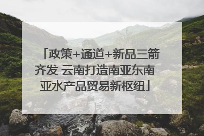 政策+通道+新品三箭齐发 云南打造南亚东南亚水产品贸易新枢纽