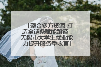 整合多方资源 打造全链条赋能路径，无锡市大学生就业能力提升服务季收官