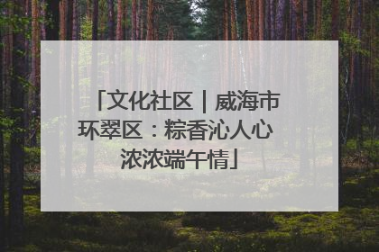 文化社区｜威海市环翠区：粽香沁人心 浓浓端午情
