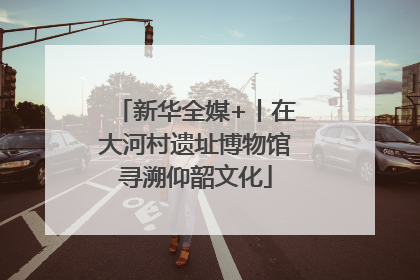 新华全媒+丨在大河村遗址博物馆寻溯仰韶文化