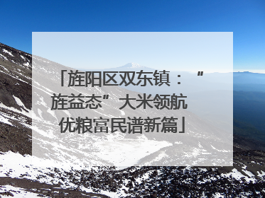 旌阳区双东镇：“旌益态”大米领航 优粮富民谱新篇