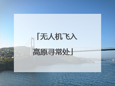 无人机飞入高原寻常处
