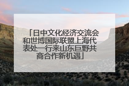 日中文化经济交流会和世博国际联盟上海代表处一行来山东巨野共商合作新机遇