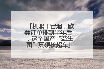 机器干冒烟，欧美订单排到半年后，这个国产“益生菌”真硬核超车