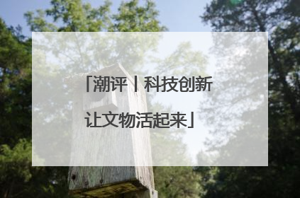 潮评丨科技创新让文物活起来