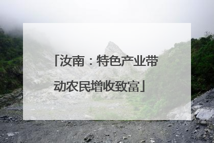 汝南：特色产业带动农民增收致富