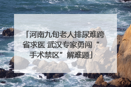 河南九旬老人排尿难跨省求医 武汉专家勇闯“手术禁区”解难题