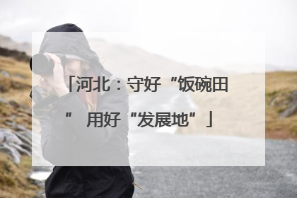 河北：守好“饭碗田” 用好“发展地”