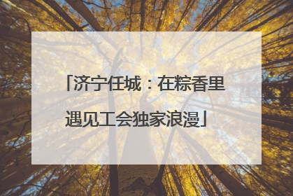 济宁任城：在粽香里遇见工会独家浪漫