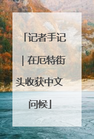 记者手记｜在厄特街头收获中文问候
