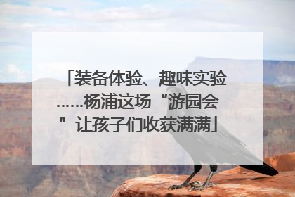 装备体验、趣味实验……杨浦这场“游园会”让孩子们收获满满