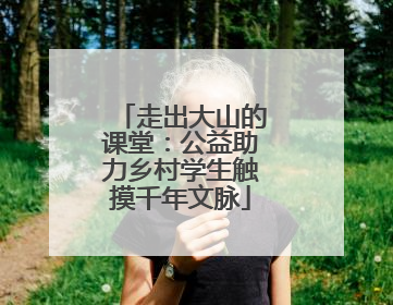 走出大山的课堂：公益助力乡村学生触摸千年文脉