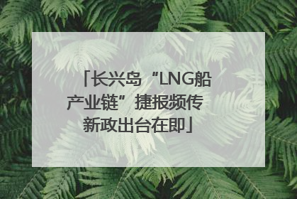 长兴岛“LNG船产业链”捷报频传 新政出台在即