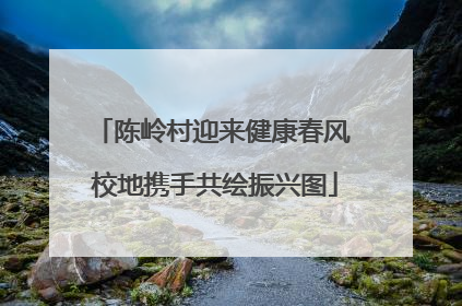 陈岭村迎来健康春风 校地携手共绘振兴图