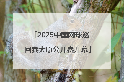 2025中国网球巡回赛太原公开赛开幕
