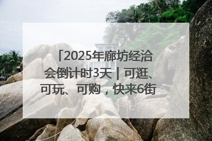 2025年廊坊经洽会倒计时3天｜可逛、可玩、可购，快来6街16巷逛市集